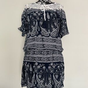 New floral Summer mini dress Size :Large